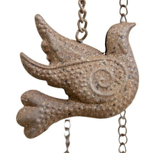 Load image into Gallery viewer, Cast-Iron Hanging Spiral Birds Chime 13.5x84cm
