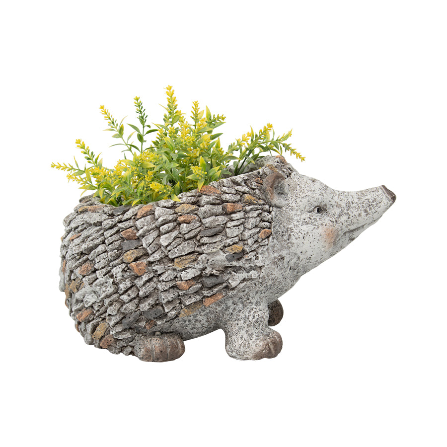 Stony Echidna Planter wHole & Plug 40x25x24cm