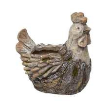 Load image into Gallery viewer, Rustic Rooster Planter w/Hole &amp; Plug 30x25x32cm
