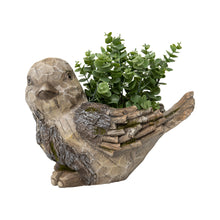 Load image into Gallery viewer, Rustic Bird Planter w/Hole &amp; Plug 36x24x27cm
