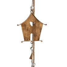 Load image into Gallery viewer, Handcrafted Houses w/Bells Hanging Mobile 15x2.5x145-161cm
