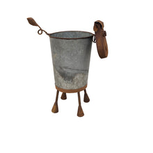 Load image into Gallery viewer, Rusty Sheep Planter w/ Galv Pot 31x17x34cm
